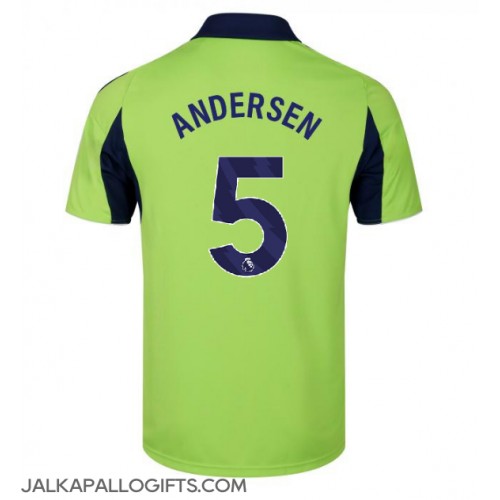 Fulham Joachim Andersen #5 Vieraspaita 2025-26 Lyhythihainen